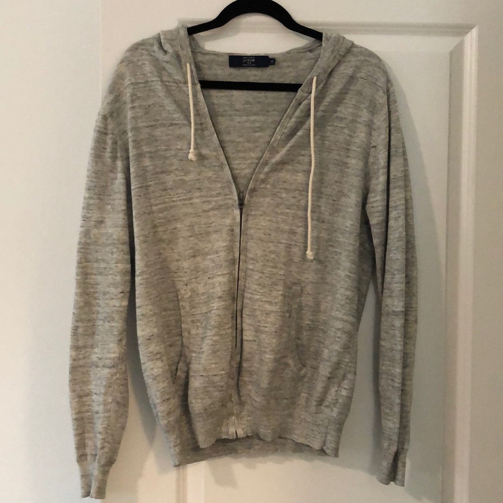 Men’s JCrew hooded/zip sweater